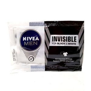 NIVEA MEN - Crema antitranspirante INVISIBLE FOR BLACK &amp; WHITE 48H x 10 mL