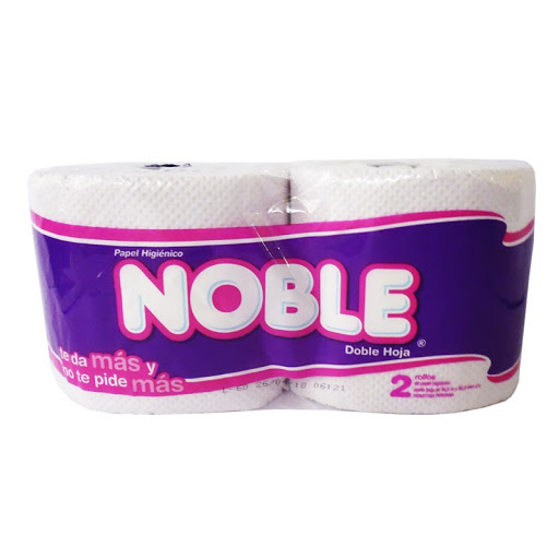 NOBLE - Papel higienico DOBLE HOJA - 20 metros x 2 ROLLOS