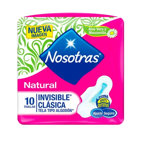 NOSOTRAS  - INVISIBLE CLASICA - Tela tipo algodon x 10 unidades