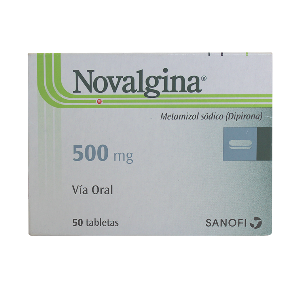 NOVALGINA - Tabletas caja x 50 - 500 mg