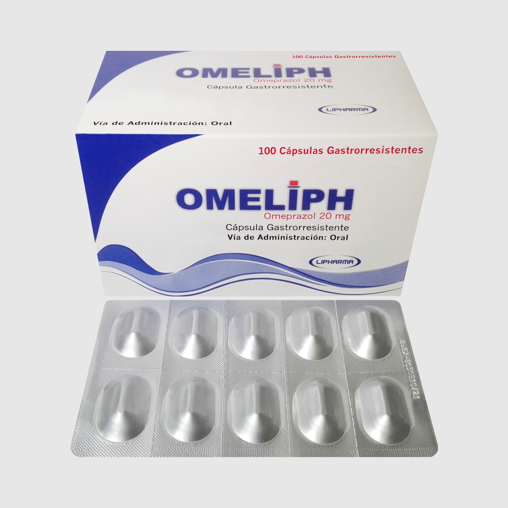 OMELIPH - Cap. lib. ret. caja x 100 - 20 mg