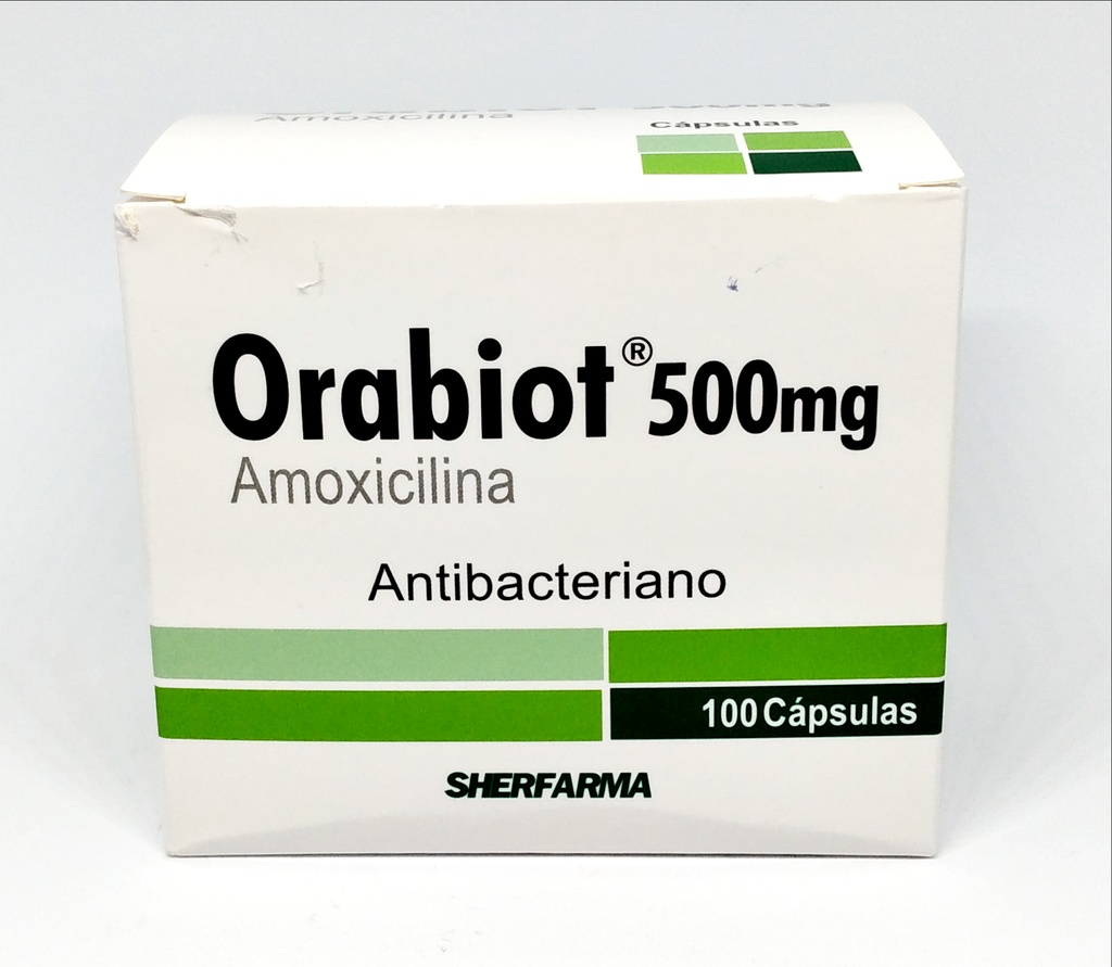 ORABIOT 500 mg - Caps. caja x 100 - 500 mg