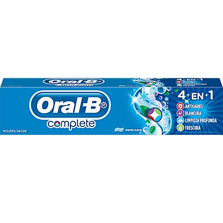 ORAL B COMPLETE - Pasta dental con fluor Anticaries Antisarro 50 mL - 60 g