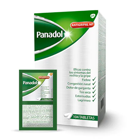 PANADOL  ANTIGRIPAL NF - Tab. caja x 104 (52 sobres x 2 c/u)