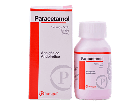 PARACETAMOL PORTUGAL - Jarabe x 60 mL - 120 mg / 5 mL