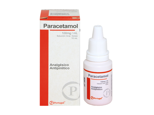 PARACETAMOL PORTUGAL - Sol. Oral Got. Fco. x 10 mL - 100 mg / mL