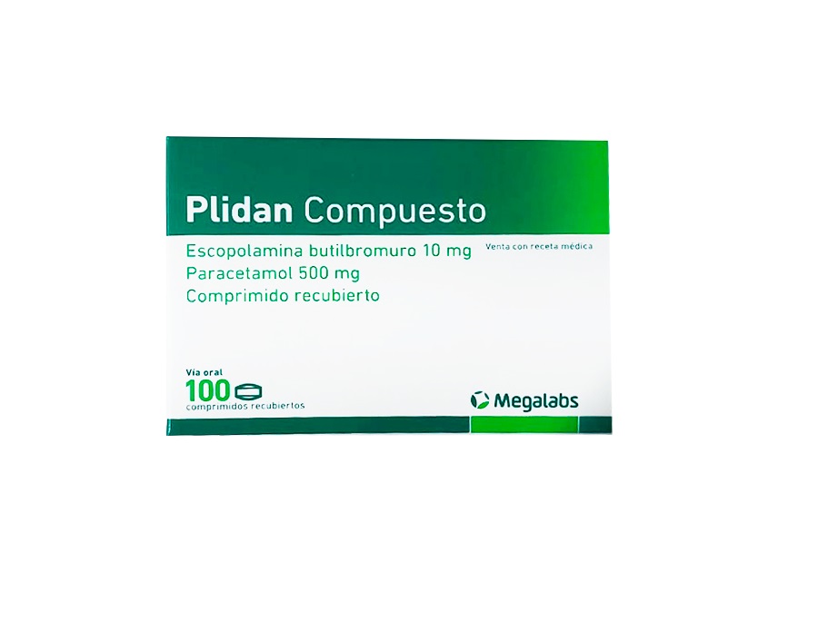 PLIDAN COMPUESTO - Comprimidos recubiertos caja x 100 - 10 mg + 500 mg