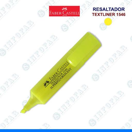 PLUMON RESALTADOR - Plumon resaltador TEXLINER 1546 FABER CASTELL AMARILLO