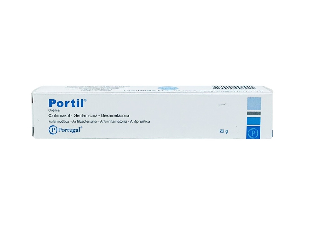 PORTIL - Crema x 20 g - 1 g + 0.1 g + 0.04 g