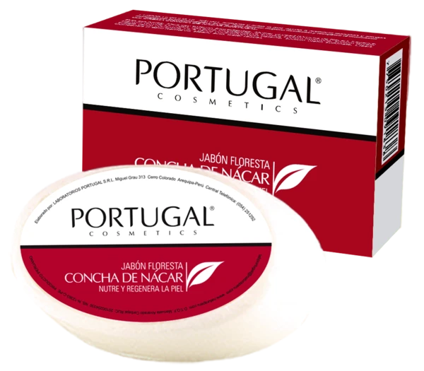 PORTUGAL - Jabon floresta CONCHA DE NACAR x 80 g