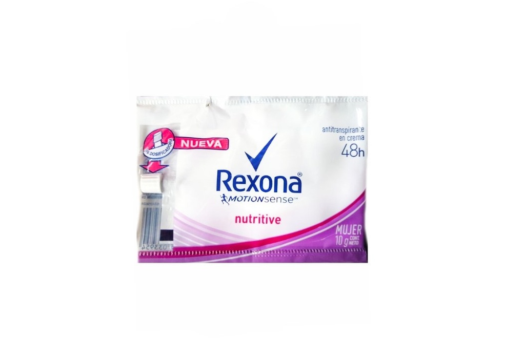 REXONA - Antitranspirante en crema MOTIONSENSE 48H x 10 g