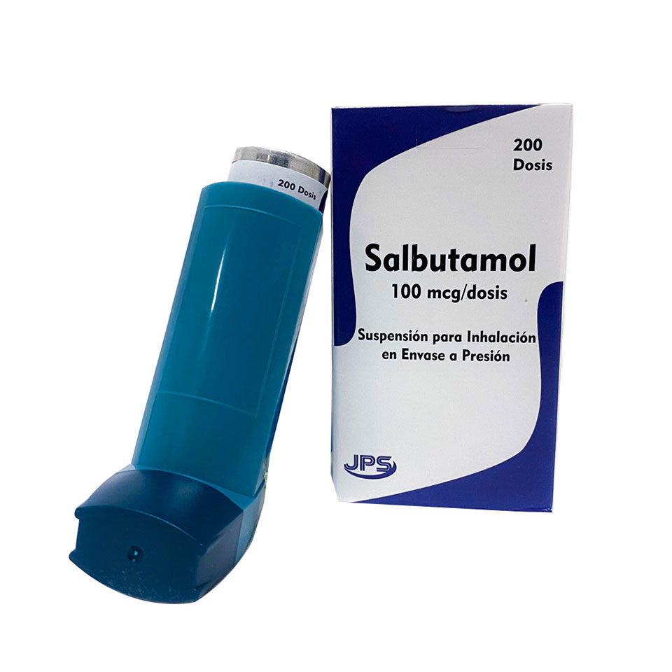 SALBUTAMOL JPS - Frasco 100 mcg / dosis - 200 dosis