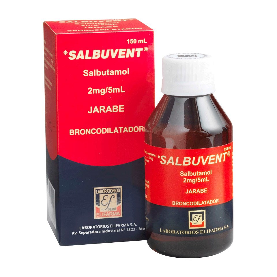 SALBUVENT - Jarabe x 150 mL - 2 mg / 5 mL