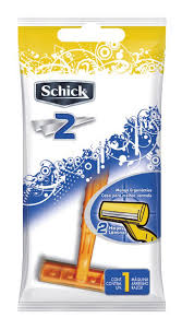 SCHICK 2 - Afeitadora desechable SCHICK 2 hojas