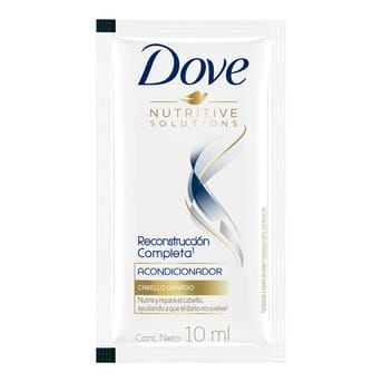 SHAMPOO ACOND. DOVE - Shampoo con acondicionador DOVE - cabello danado - sachet x 10 mL / 10 mL