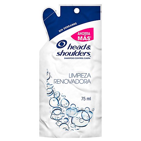 SHAMPOO H&amp;S - Shampoo Control SACHETON - LIMPIEZA RENOVADORA x 75 mL