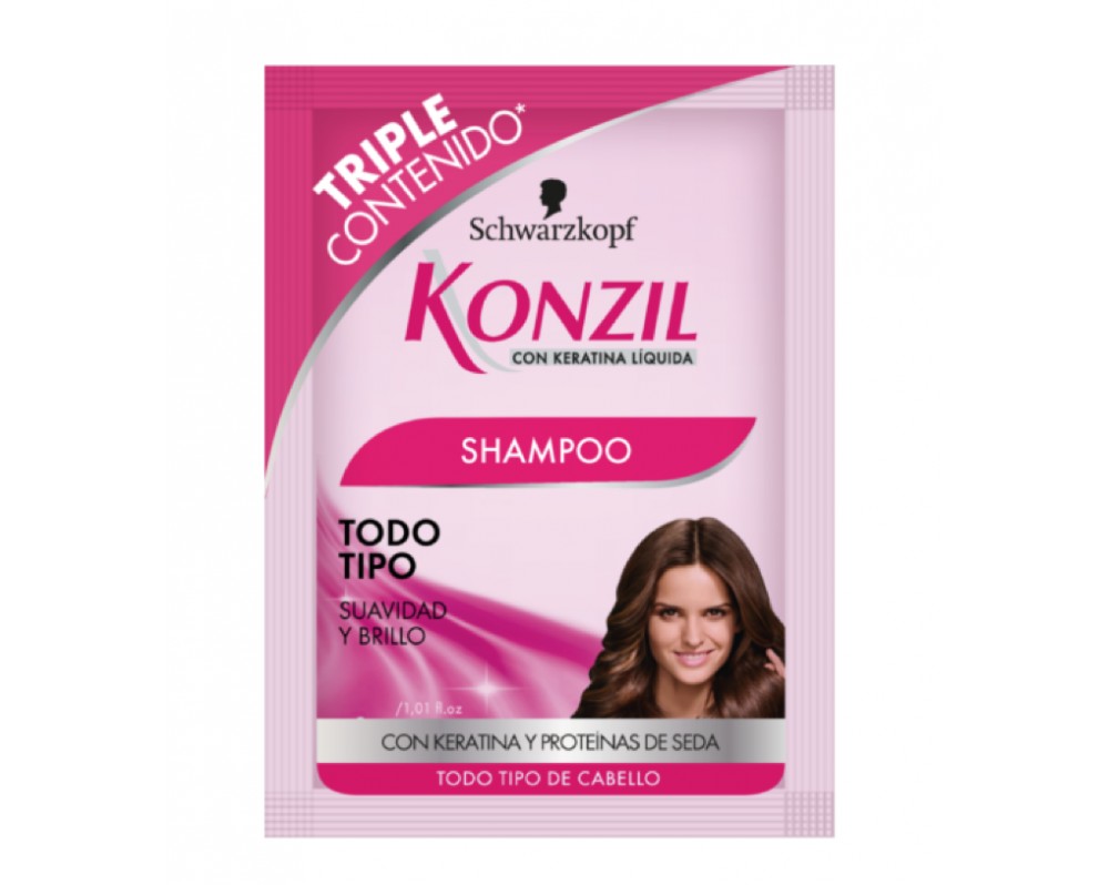 SHAMPOO KONZIL - Shampoo SAVITAL con keratina liquida x 10 mL