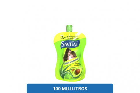 SHAMPOO SAVITAL - Shampoo SAVITAL con palta y sabila x 25 mL