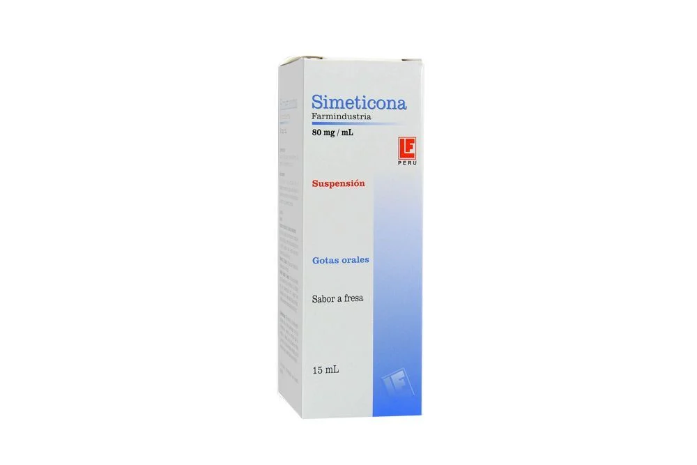 SIMETICONA - Susp. Gotas orales - sabor FRESA - Fco. x 15 mL - 80 mg / mL