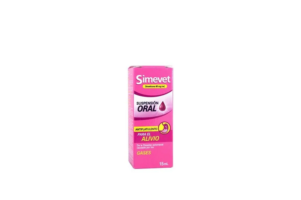 SIMEVET - Suspension oral x 15 mL - 80 mg / mL