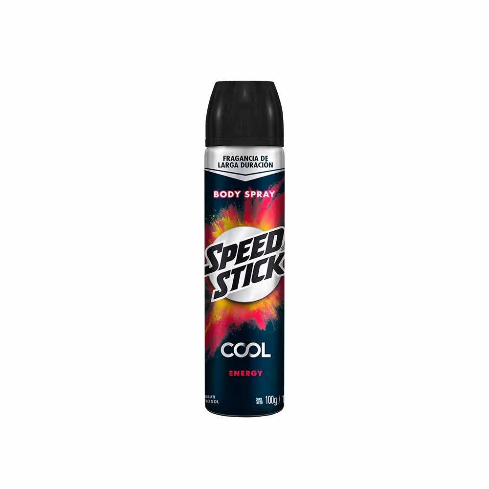 SPEED STICK - Desodorante aerosol corportal COOL ENERGY x 100 g / 140 mL