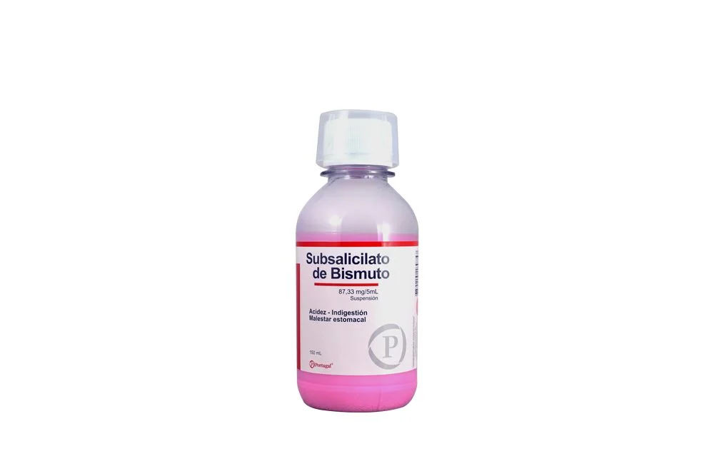 SUBSALICILATO DE BISMUTO - Susp. x 150 mL - 87.33 mg / 5 mL