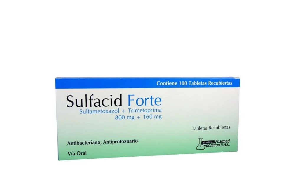 SULFACID FORTE - Tab. rec. caja x 100 - 800 mg + 160 mg