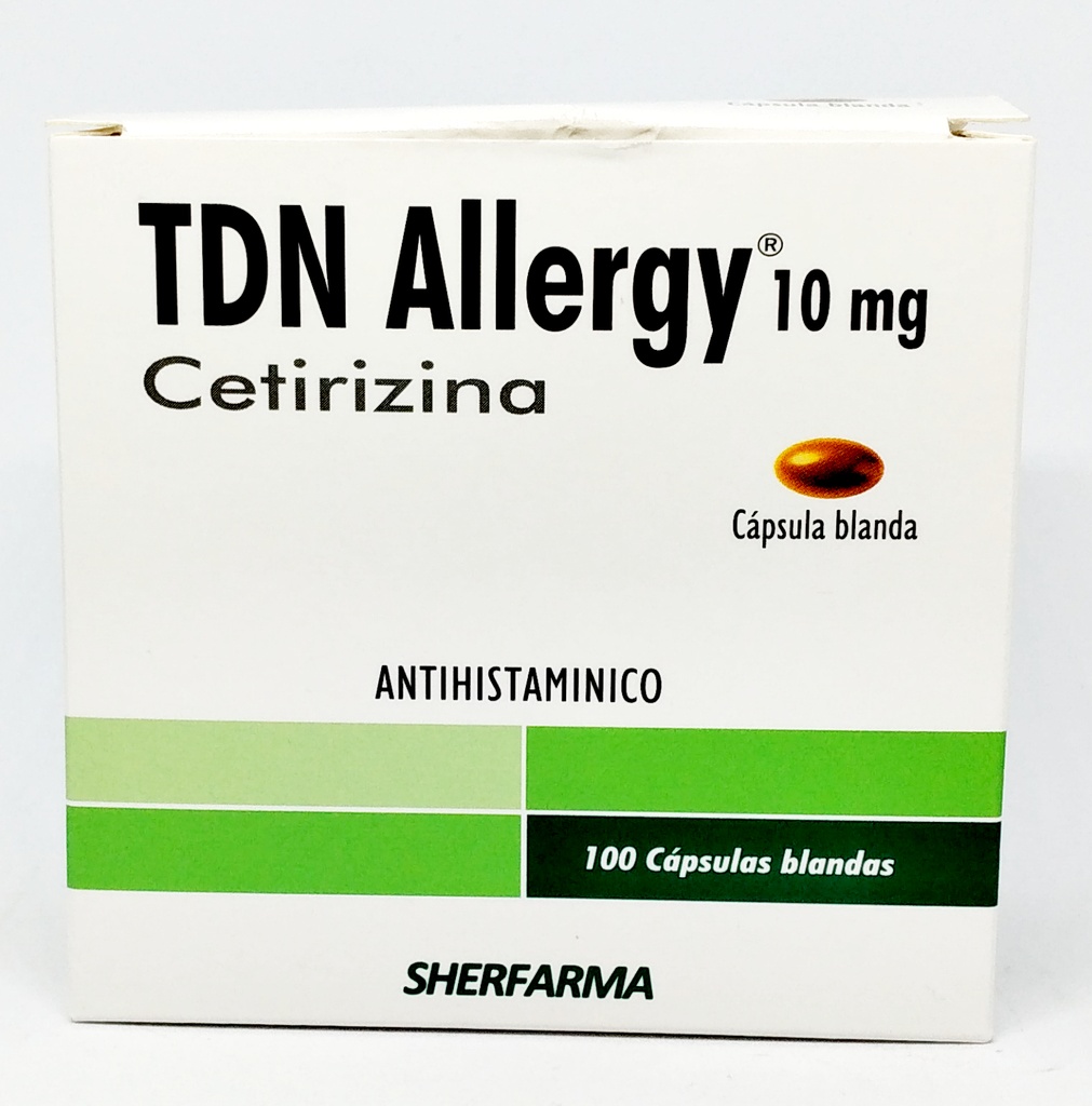 TDN ALLERGY - Cap. blanda x 100 - 10 mg