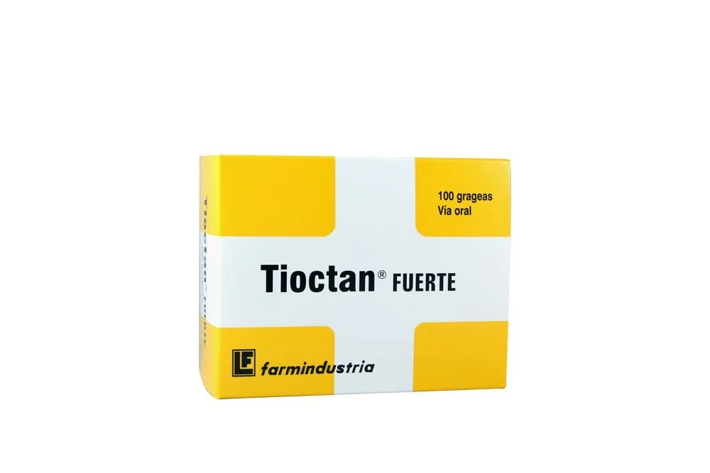 TIOCTAN FUERTE - Grageas caja x 100