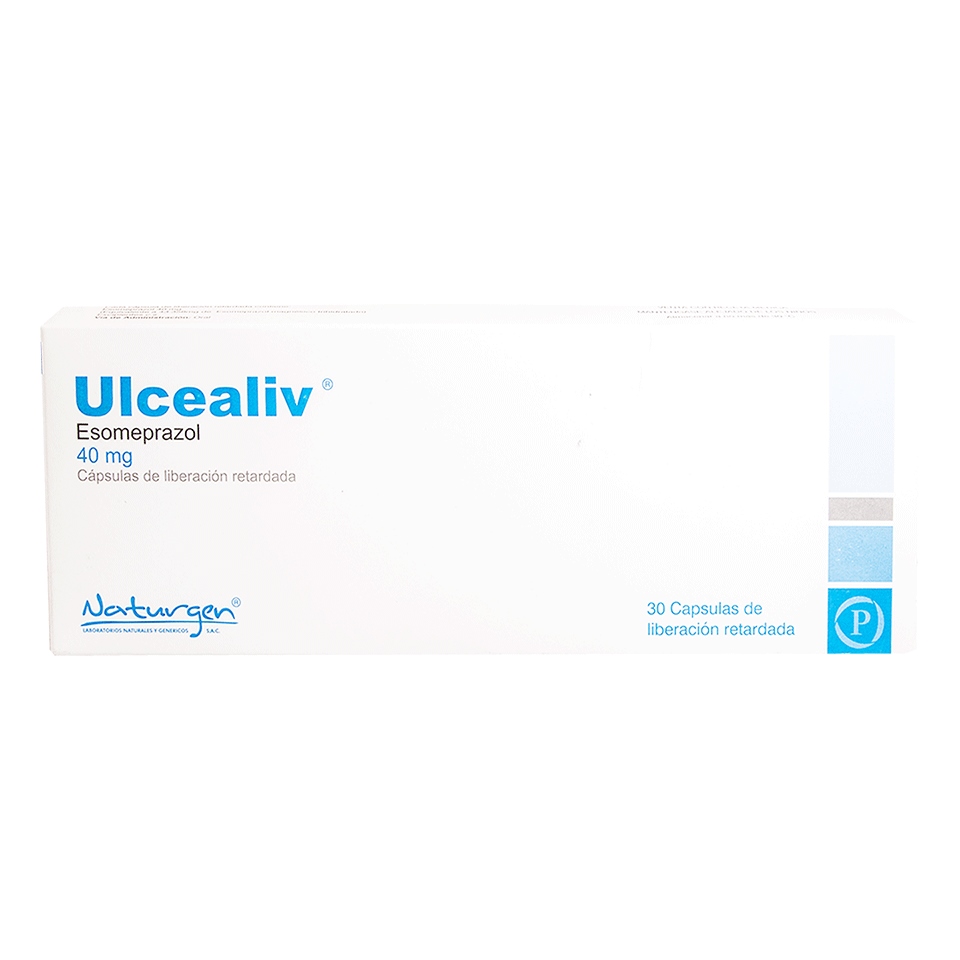 ULCEALIV 40 - Cap. lib. retar. caja x 100 - 40 mg