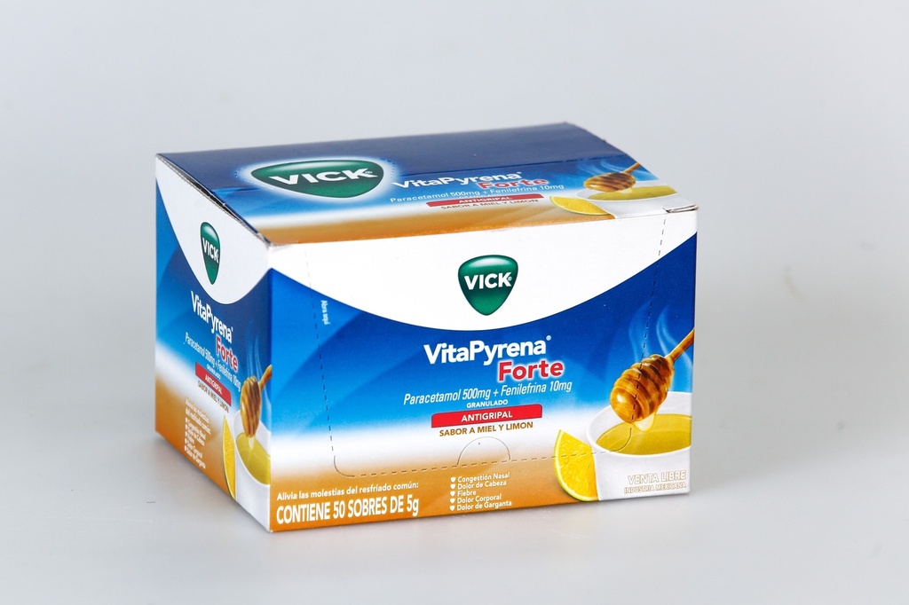 VITAPYRENA FORTE - Sobre con granulados SABOR MIEL Y LIMON x 5 gr