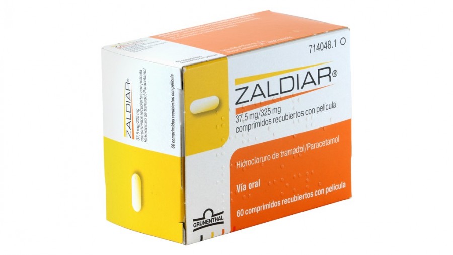 ZALDIAR - Comprimidos recubiertos caja x 60 - 37.5 mg + 325 mg