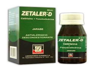 ZETALER - D - Jarabe x 60 mL - 5 mg + 30 mg / 5 mL