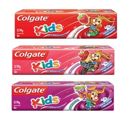 COLGATE KIDS - Crema dental con fluor para ninos 50 g