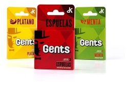 GENTS - Condones de latex natural lubricados x 3