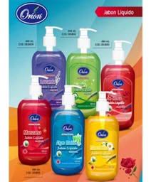 JABON LIQUIDO ORION - Jabon liquido ORION antibacterial x 444 mL