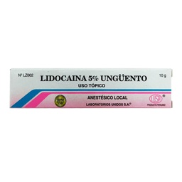 [LIDOCAINA] LIDOCAINA - Unguento uso topico x 10 g - 5 %