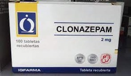 [CLONAZEPAM IQFARMA] CLONAZEPAM IQFARMA - Tabletas caja x 100 - 2 mg