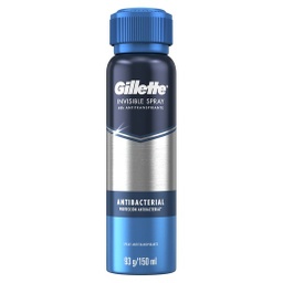 [GILLETTE] GILLETTE - Spray antitranspirante ANTIBACTERIAL x 93 g / 150 mL