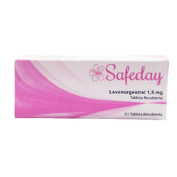 [SAFEDAY] SAFEDAY - Tableta recubierta caja x 1 - 1.5 mg