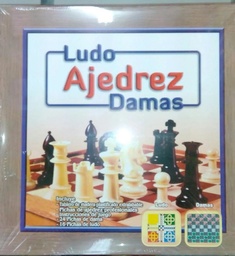 [AJEDREZ DAMA LUDO] AJEDREZ DAMA LUDO - Juego didactico 3 en 1