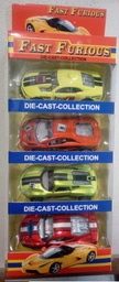 [SET CARRITOS] SET CARRITOS - Set de carritos FAST FURIOUS caja x 4