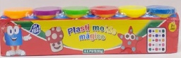 [PLASTIMOLDE] PLASTIMOLDE - Juego de plastimolde - plastilina x 6 colores