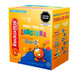 [REDOXITOS TOTAL] REDOXITOS TOTAL - Gomitas masticables con sabor a naranja, fresa y papaya - 5 gomitas - 8 g