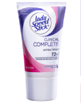 [LADY SPEED STICK] LADY SPEED STICK - Desodorante antitranspirante en crema CLINICAL COMPLETE - ANTIBACTERIAL - POWDER 72h x 30 g