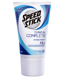 [SPEED STICK] SPEED STICK - Desodorante antitranspirante en crema CLINICAL COMPLETE - ANTIBACTERIAL - DRY 72h x 30 g