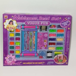 [SET CUENTAS] SET CUENTAS - Set de cuentas para ninas en variedad de colores y modelos CON TEJEDORA caja GRANDE