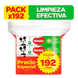 [PRECIO ESPECIAL HUGGIES] HUGGIES - Toallitas humedas LIMPIEZA EFECTIVA - DISNEY x 48 (copiar)