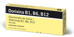 [DORIXINA B1, B6, B12] DORIXINA B1, B6, B12 - Comprimidos recubiertos via oral caja x 100 - 125 mg + 50 mg + 30 mg + 50 mcg