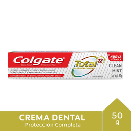 [COLGATE TOTAL 12] COLGATE TOTAL 12 - Crema dental Anticaries con fluor CLEAN MINT 38 mL - 50 g